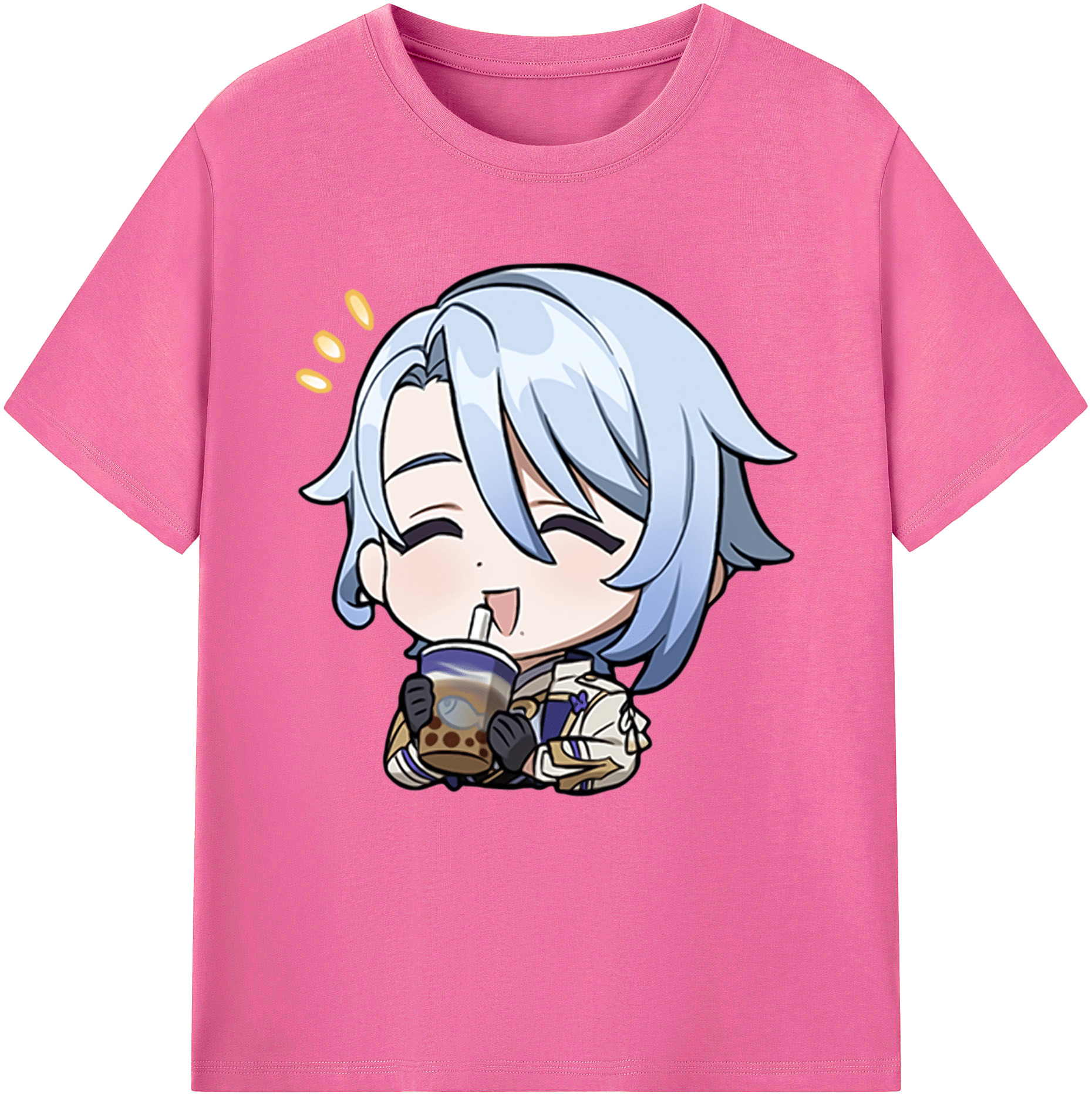 げんし神 神里綾人 かみさとあやと genshin Kamisato Ayato レディースカジュアルプリントTシャツ（綿100％）